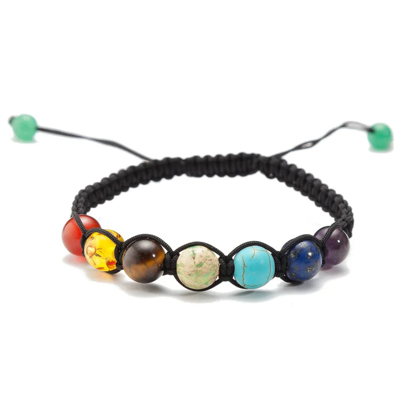 Bracelets Unisexe 7 Chakras – Pierres Naturelles Protectrices